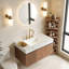 Meuble-lavabo flottant avec espace de rangement multifonctionnel et 3 trous de robinet pré-percés-1701394663-1701394681