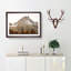 Brown Mountain Painting Framed Print-56632975-56632978