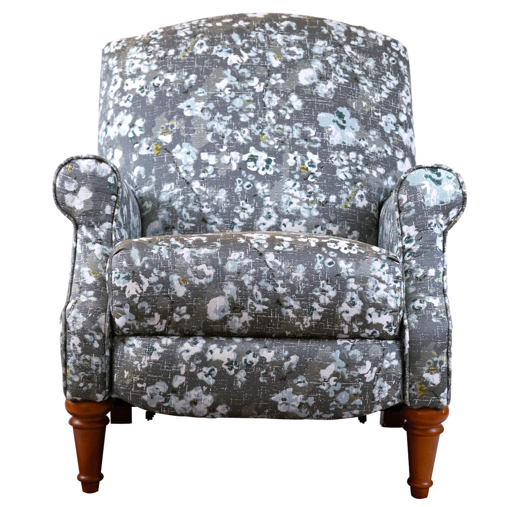 Gray patterned online recliner