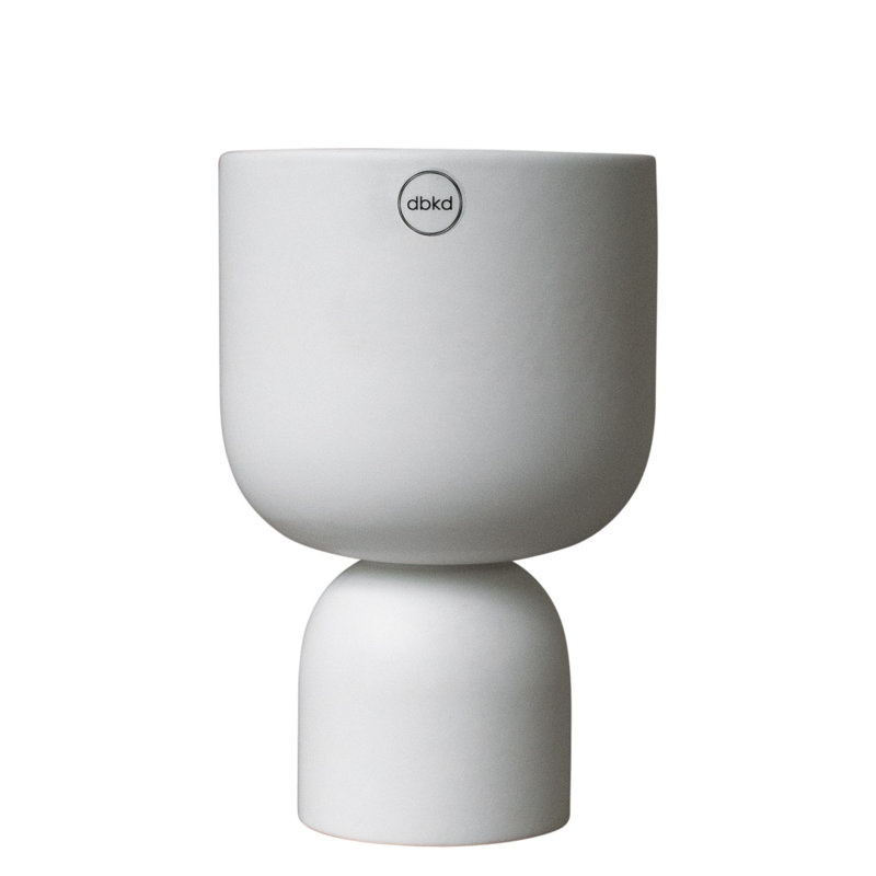 Poteau de poteau blanc, H 7,87 po x l 5,12 po x P 5,12 po