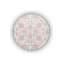 Tapis rose poudré à motif floral-1706606015