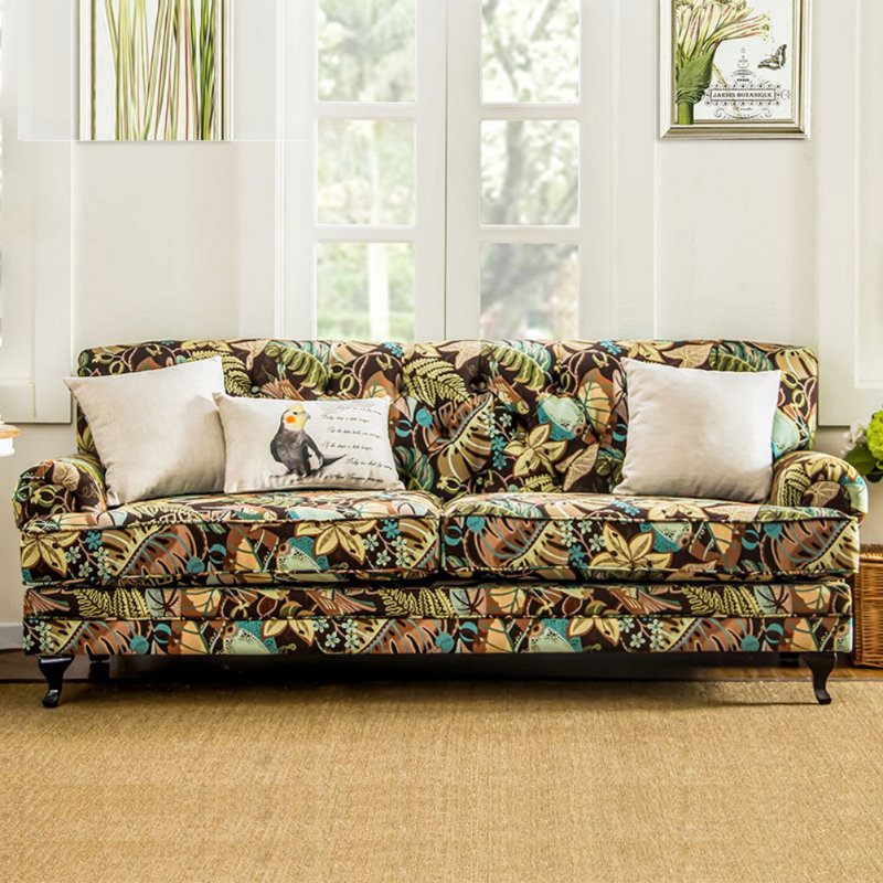 Canapé simple de style pastoral créatif de 82,6 po
