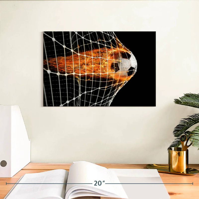 Ballon de soccer Sirci, H 8 po x l 12 po