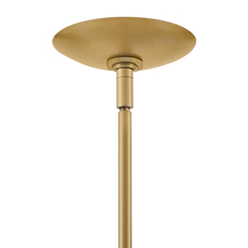 Luminaire suspendu 1 lumière Elsmere, Laiton héritage