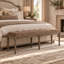 Louis Linen Tufted Bench-233764398