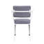 Chaise de bureau en métal avec coussin rembourré