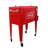 Leigh Country 60 Quarts Serving Station / Cart Cooler with wheels in Red