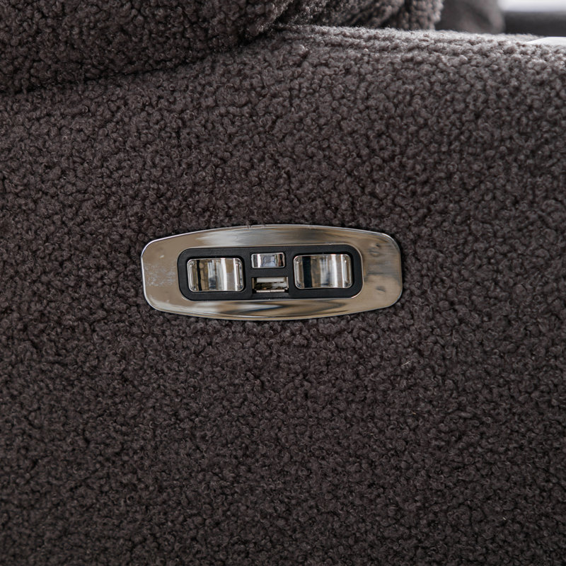Mayzi 86cm Wide Velvet Lift Assist, Grey
