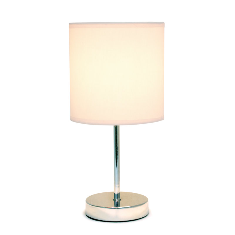 Lampe de table chromée 11 po Amandev, Vert, Non, Oui
