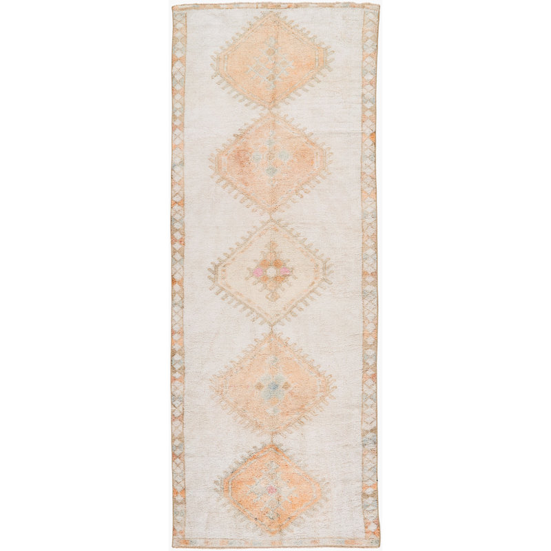 Antique One of a Kind One-of-a-Kind 3'11" x 10'8" Hand Knotted Area Rug