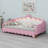 Twin Size Upholstered Daybed With Crown Headboard And LED Lights, Extending Daybed Princess Bed-751022866