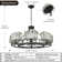 Fenmore 8 - Light Iron Dimmable Chandelier