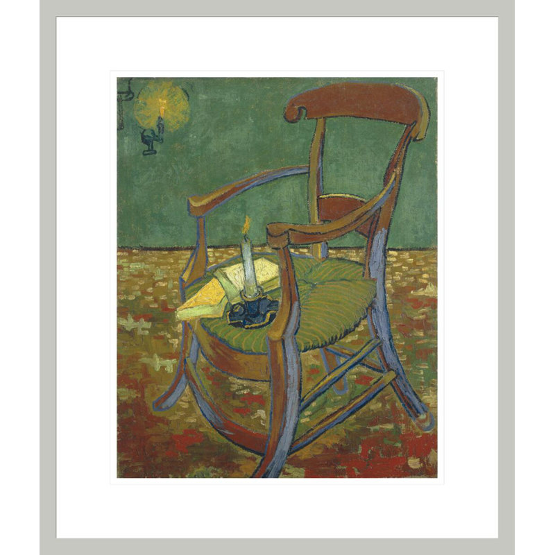 «Gauguin's Chair» par Vincent van Gogh, impression giclée encadrée, 20,74 po H x 17,75 po L