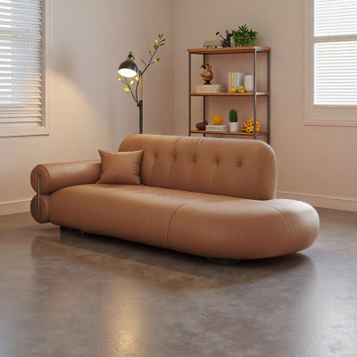Luxury Elegant Chaise Lounge Faux Leather