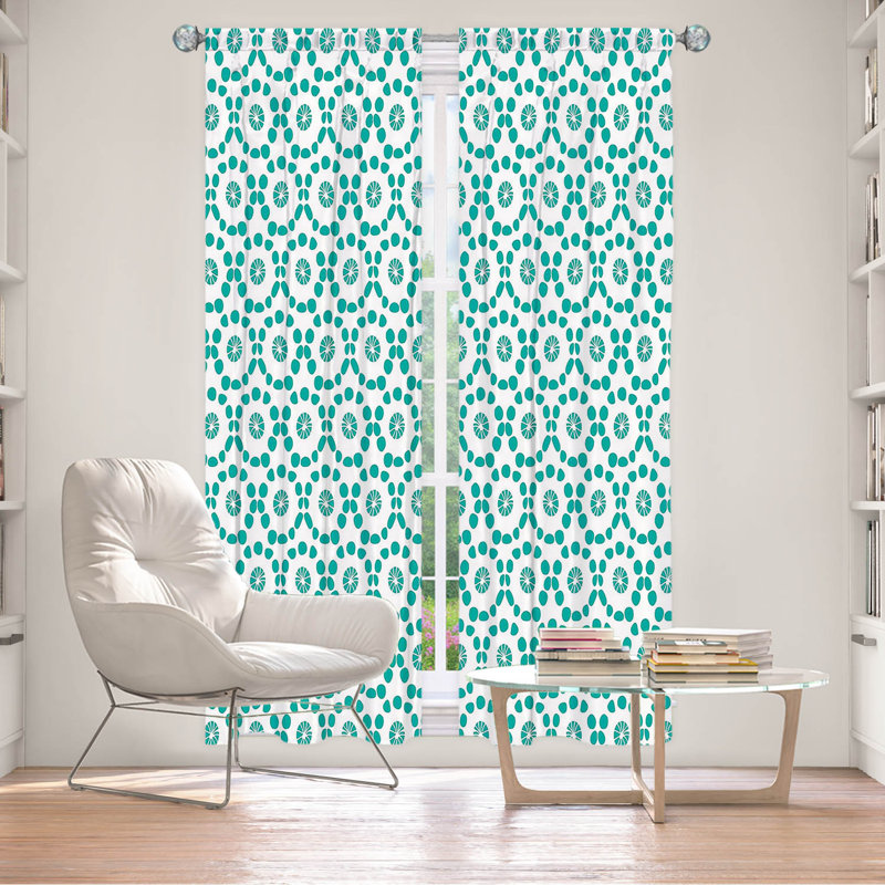 Paire de rideaux obscurcissant en polyester Galini, L 20 po x L 52 po