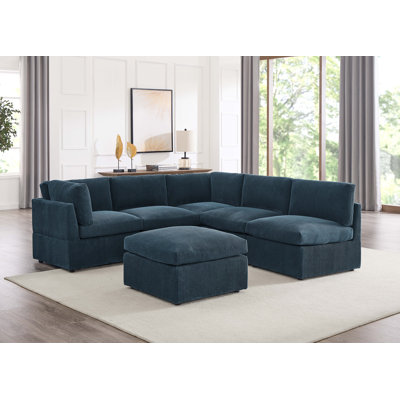 Kyanne Priyen 98" Wide Symmetrical Modular Corner Sectional