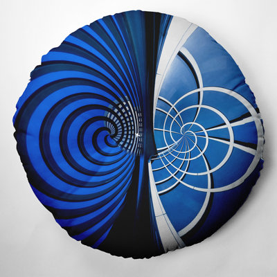 Abstract Reversible Throw Pillow