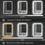 HOMCOM Backlit Illuminated Bathroom Mirror LED-741850523-741850520