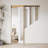 Frosted Glass 1-Lite Sliding Pocket Door White Standard Door with Hardware Kit Set-100041329