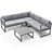 Bethyl 5 - Person Patio Conversation Set with Cushions
