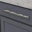 Poignée à poignée de la collection Trellis - Poignée d'armoire centrale à centrale en nickel poli de 12 po - Quincaillerie traditionnelle pour tiroirs et armoires-116400647-116400630