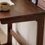 Bureau d'étude en bois de noyer noir