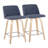 Toriano Swivel Upholstered Counter Stool-94351943