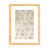 Toile avec cadre en bois beige sélectionné