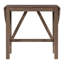 Ensemble de table de salle à manger 3 pièces à hauteur de comptoir avec 2 chaises rembourrées pour petit espace, salle à manger, cuisine, salon-286374286