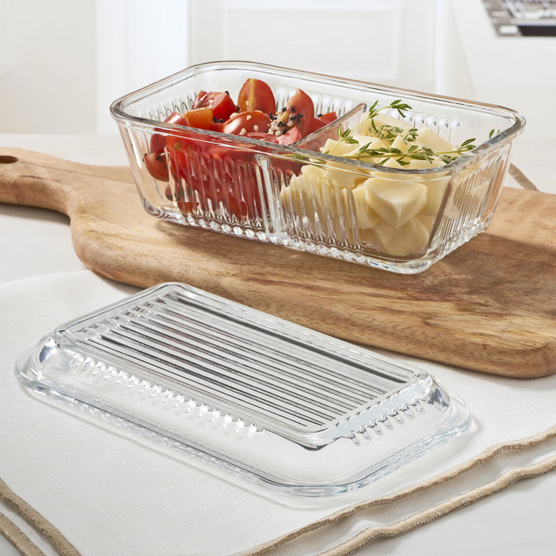 Casady Glass Serving Set