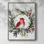 «Christmas Holiday Art» par XXXVI, reproduction encadrée en bois massif XMA171712-652945144