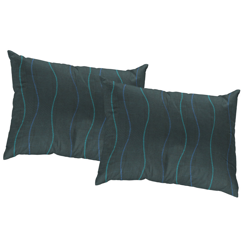 Atso Striped Cushion Cover, 50 x 50cm, Blue, Square