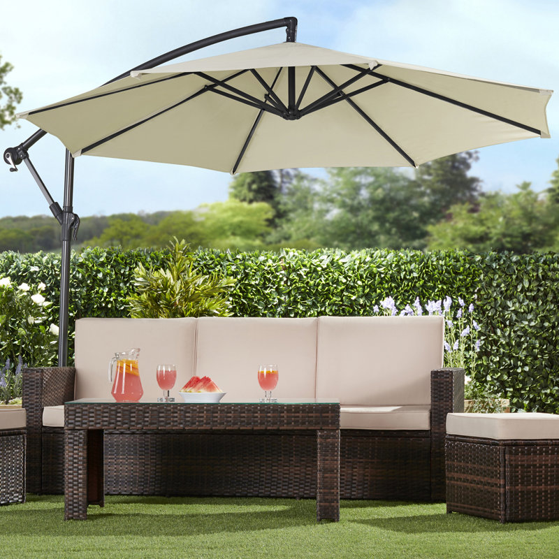 Blanton 270cm Cantilever Parasol, Cream
