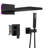 Rainfall and Waterfall Shower System  with Huge Face Rain Shower Head, Rough-in Valve-85011212
