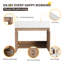 Meuble-lavabo mural simple 30 po avec plateau en résine et meuble-lavabo flottant avec 2 portes à fermeture douce Keven-241854101