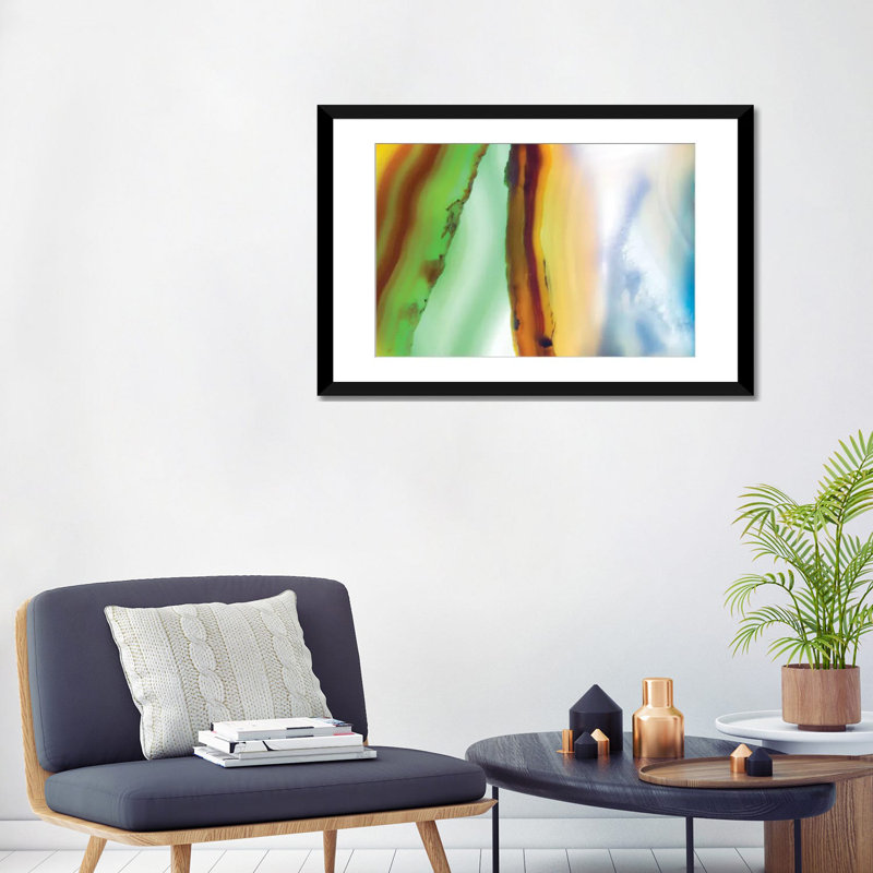«Niveau X III», impression sur toile, H 24 po x l 32 po x P 1 po, Papier beaux-arts encadré noir, Blanc