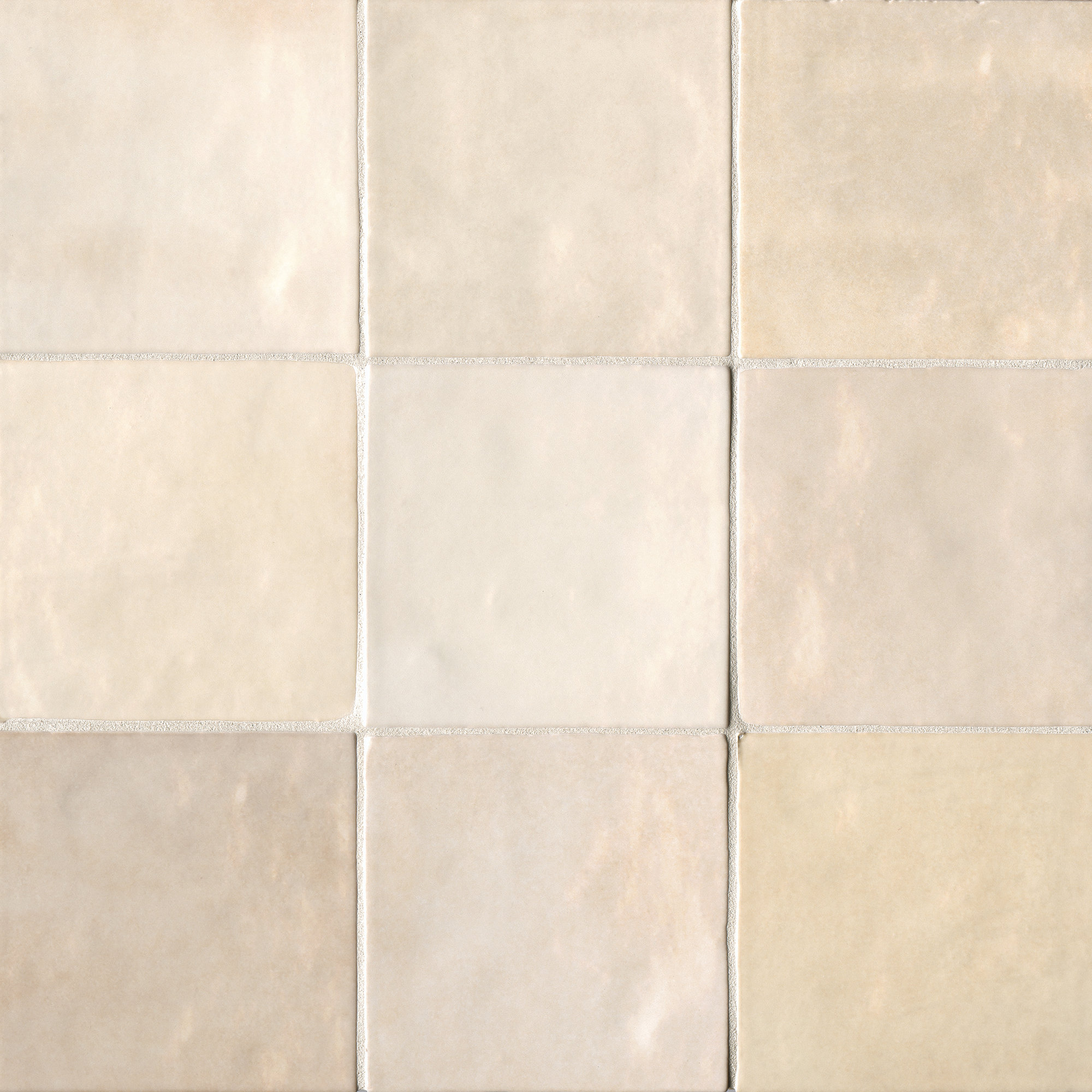 Cloe 5 in. x 5 in. Handmade-Look Ceramic Wall Glossy Subway Tile, Creme