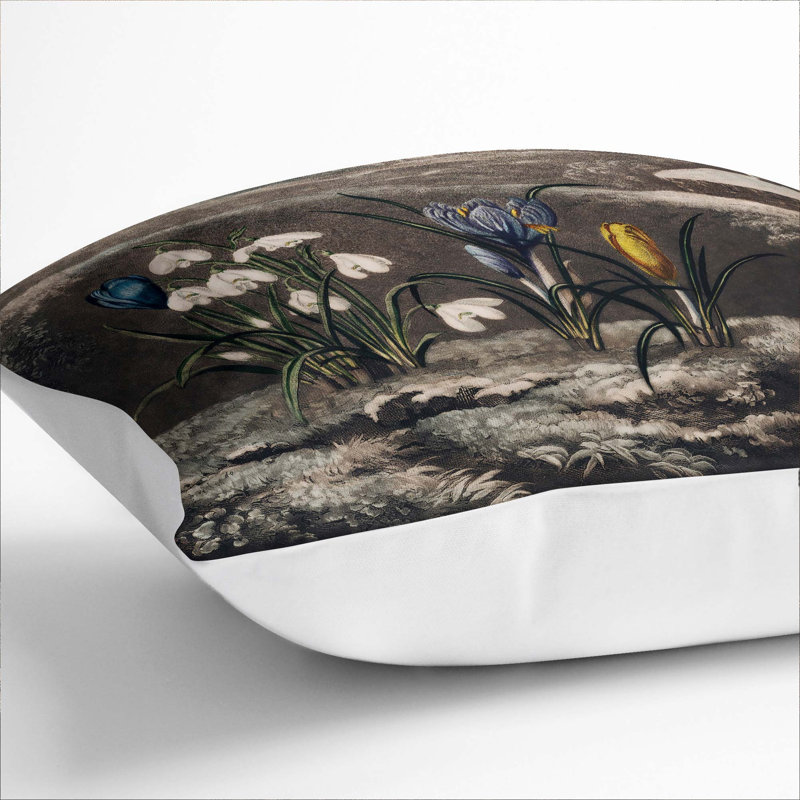 Square Cushion, 40cm H x 40cm W x 15cm D, White