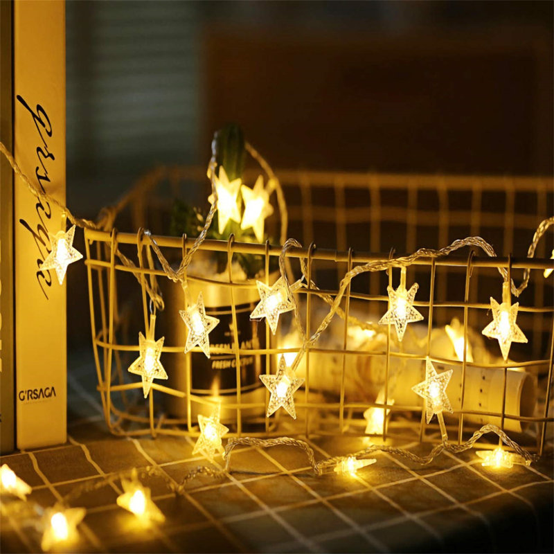 Alzahra 600cm LED Battery Powered 40 - Bulb Fairy String Light