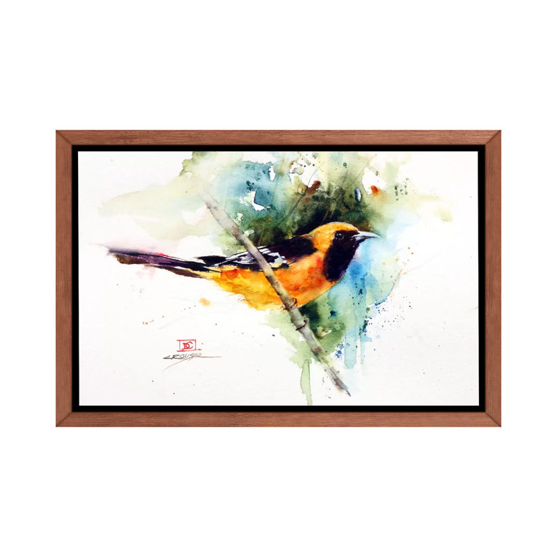 «Bird», reproduction d'art encadrée, H 18 po x l 26 po x P 1,5 po, Cadre bois classique