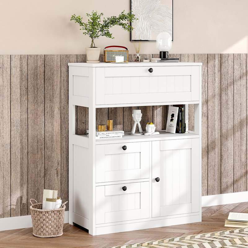 Rangement pour salle de bain moderne, Blanc