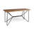 60" Brown and Black Writing Desk