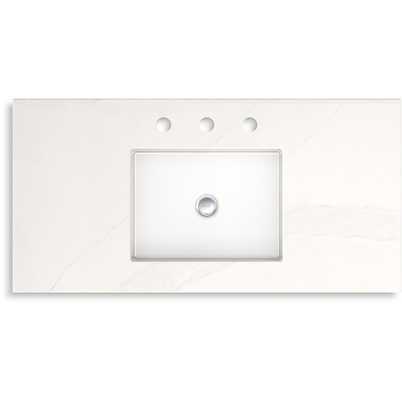 Ensemble de meuble-lavabo 36 po Helst, Mohair gris