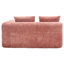 Couches de salon en chenille rose - Poupée en coton et sacs de printemps élégants-1664442747
