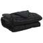  Full Year Duvet Black 240 X 200 Cm Satin And Microfiber-2067207008