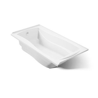 Mariposa 72" x 36" Alcove/Tile In Air Acrylic Bathtub