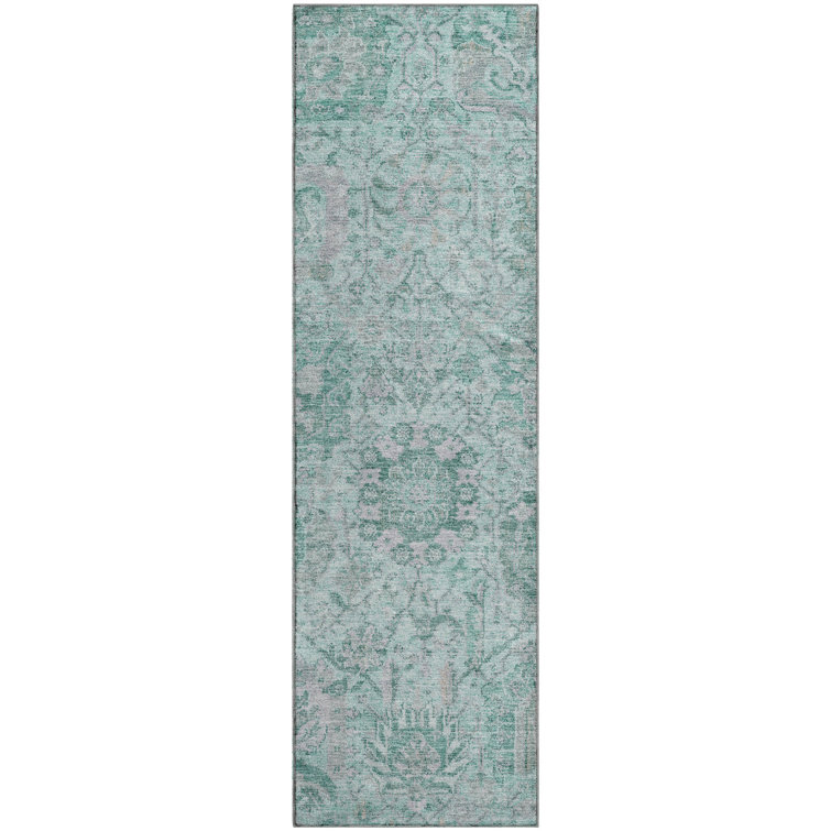 Premium Machine Washable Wayne AMF1102 Damask Rug