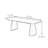 Solid wood ash unique dining table-110732190
