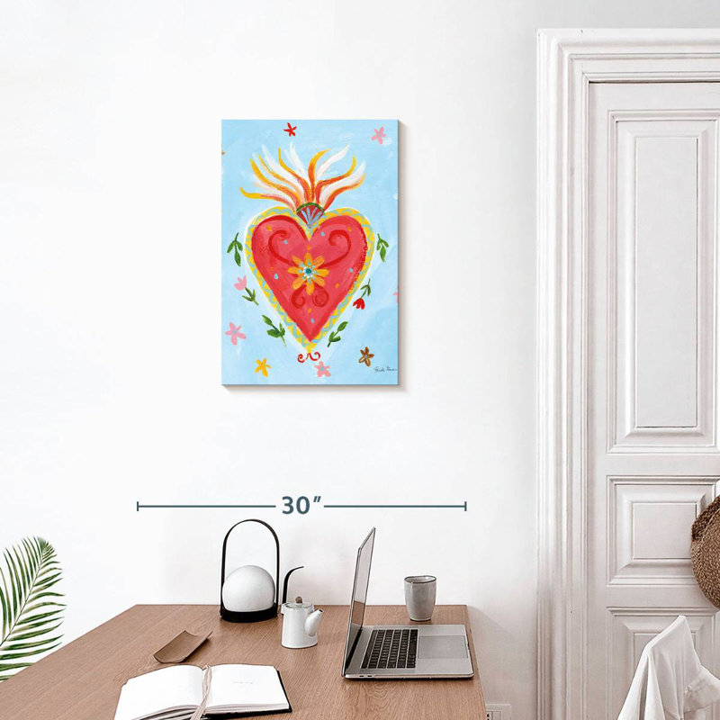Hardie Frida's Heart I, 24" H x 16" W