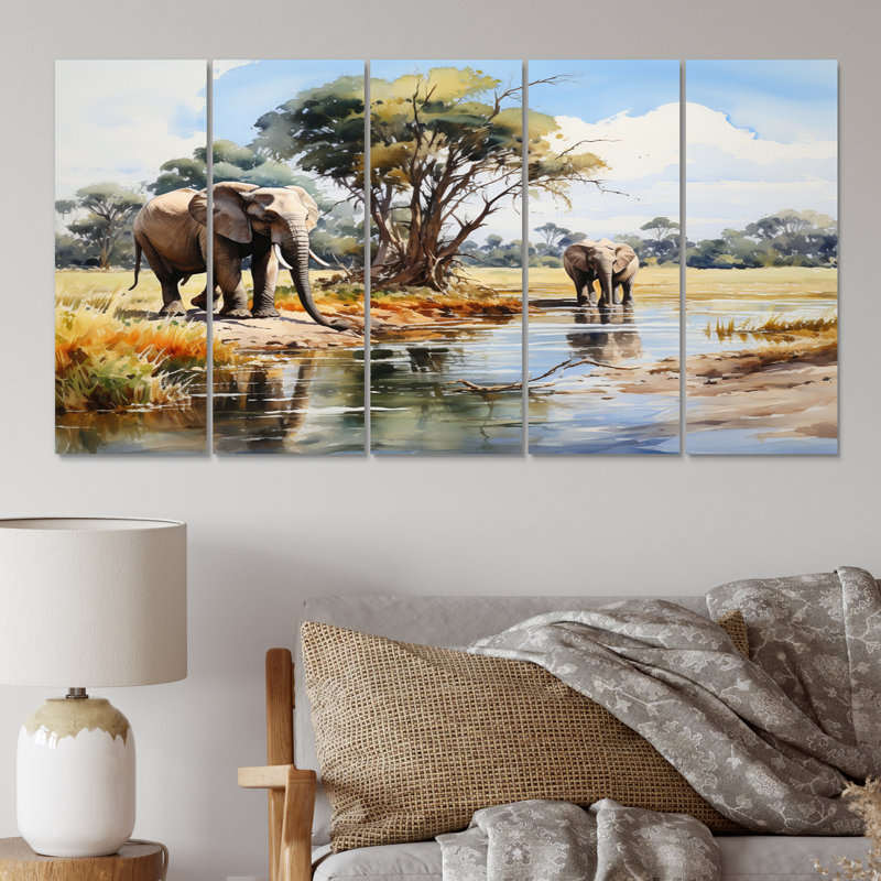 Boho Geography Wall Decor on Metal